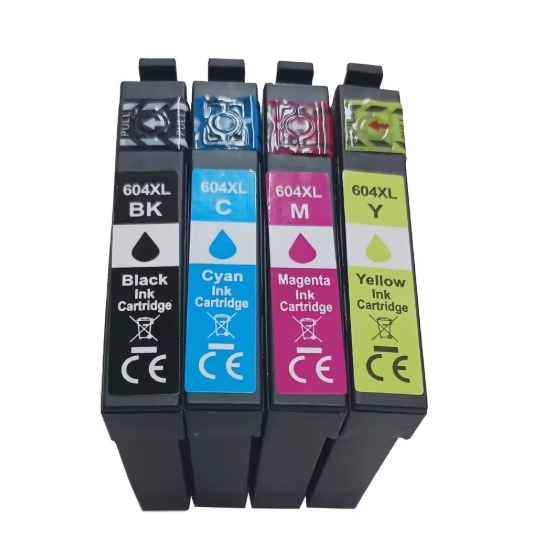 Zestaw Tuszy do Epson T604 XL BK C M Y Zamiennik (C13T10H14010)